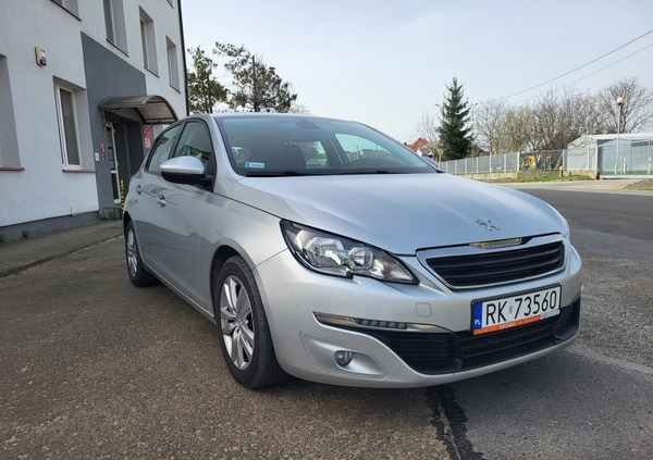 Peugeot 308 cena 36300 przebieg: 198000, rok produkcji 2016 z Gryfice małe 631